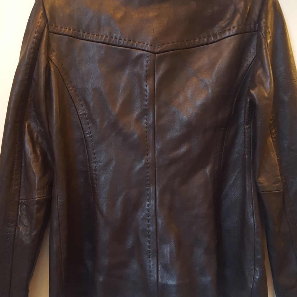 💓Jones New York Leather Jacket💓 - Picture 4 of 5